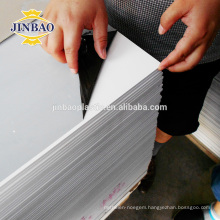JINBAO glossy smooth high density 15mm rigid pvc foam